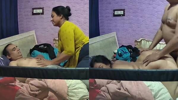 Lucky Indian uncle pounding divorced next-door neighbour