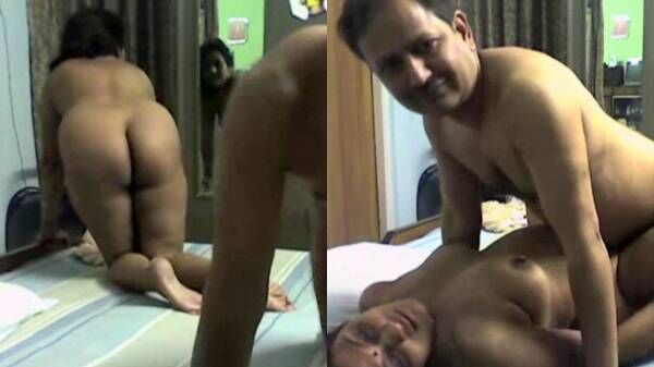 Desi aunty-uncle fuck while shaking to Hindi beats